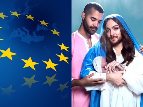 All’Europa il Natale piace solo se blasfemo. Le immagini-choc dell’ambasciatore Lgbt 1